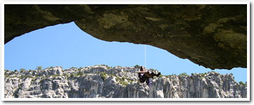 parcours aventure Baume au Pigeons